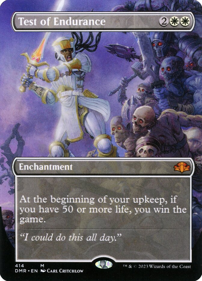 Test of Endurance card front