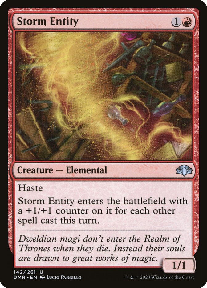 Storm Entity card front
