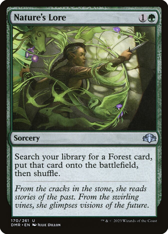 Nature's Lore card front