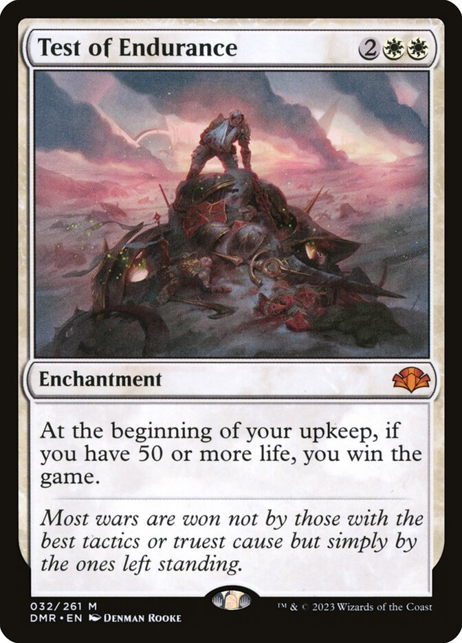 Test of Endurance card front