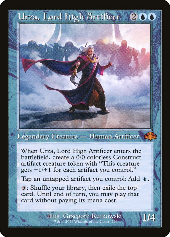 Urza, Lord High Artificer card front