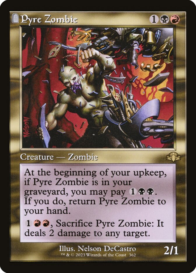 Pyre Zombie card front