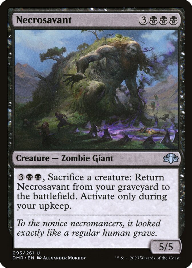 Necrosavant card front