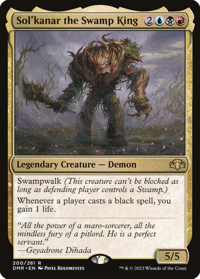 Sol'kanar the Swamp King card front