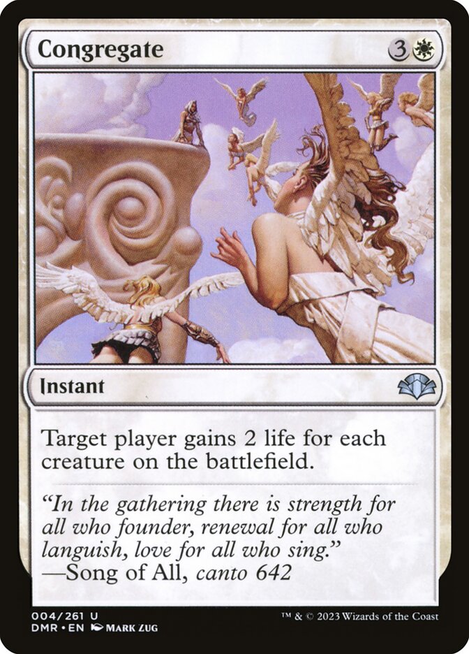 Congregate card front