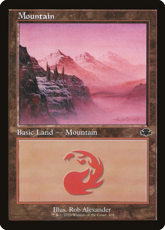 Mountain card front