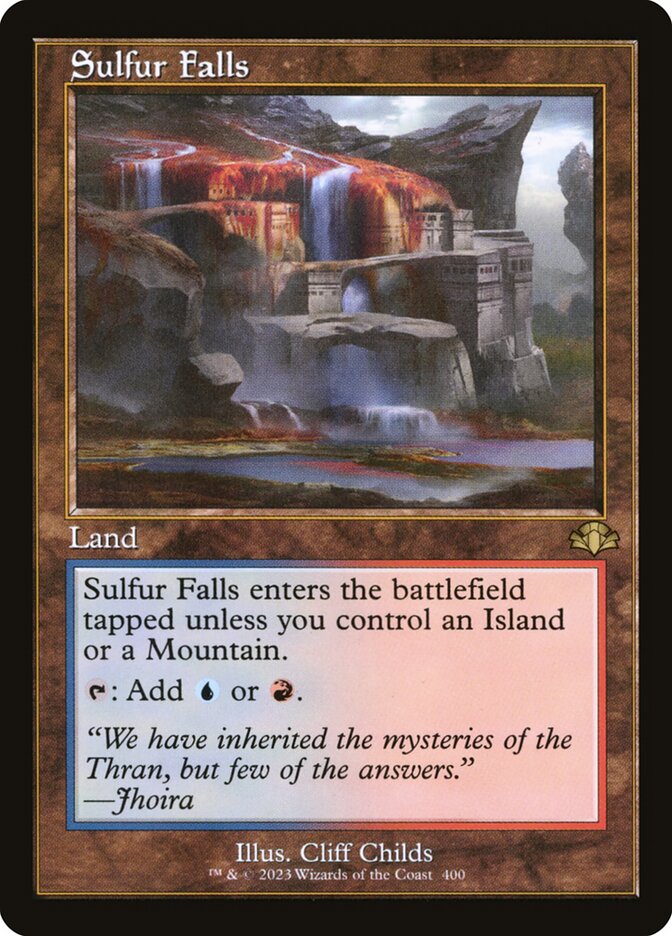 Sulfur Falls card front