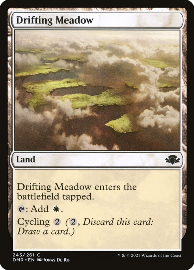 Drifting Meadow card front