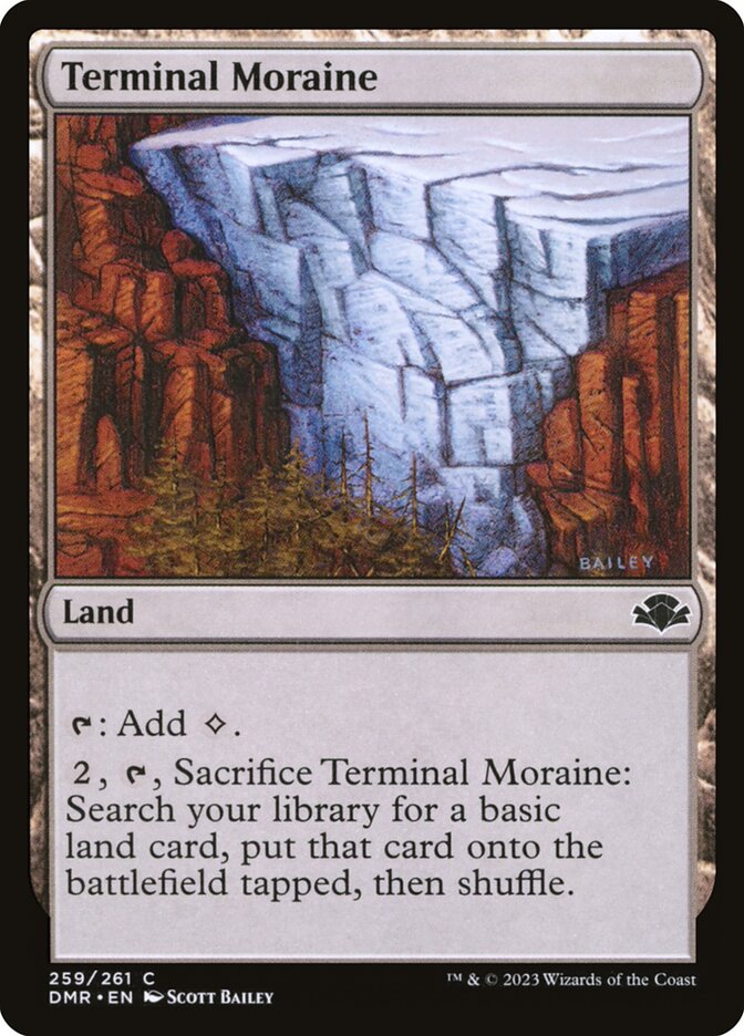 Terminal Moraine card front