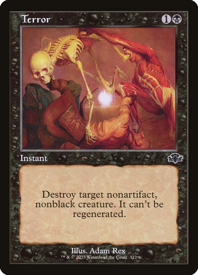 Terror card front