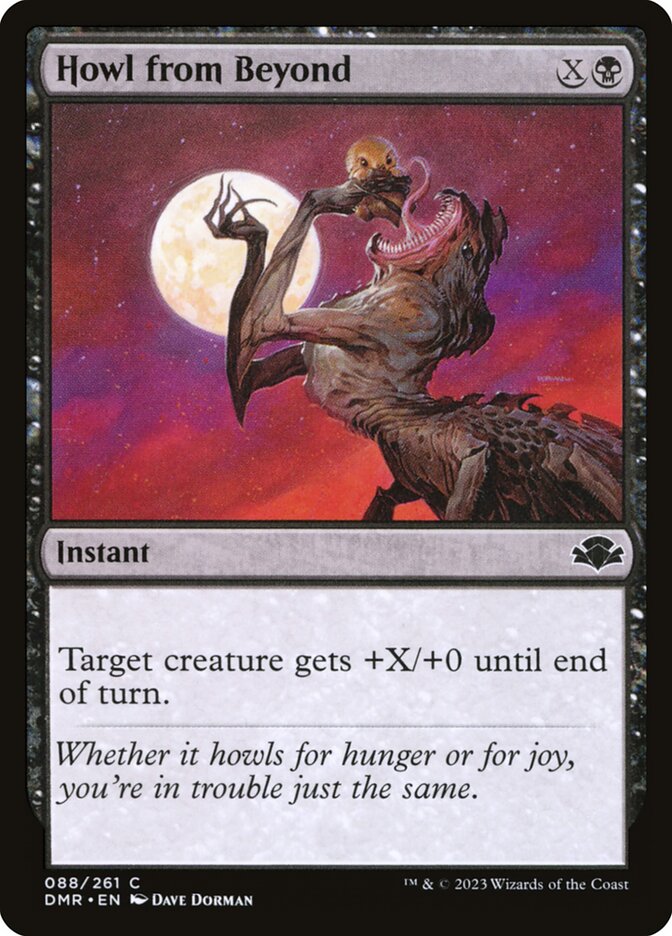 Howl from Beyond card front