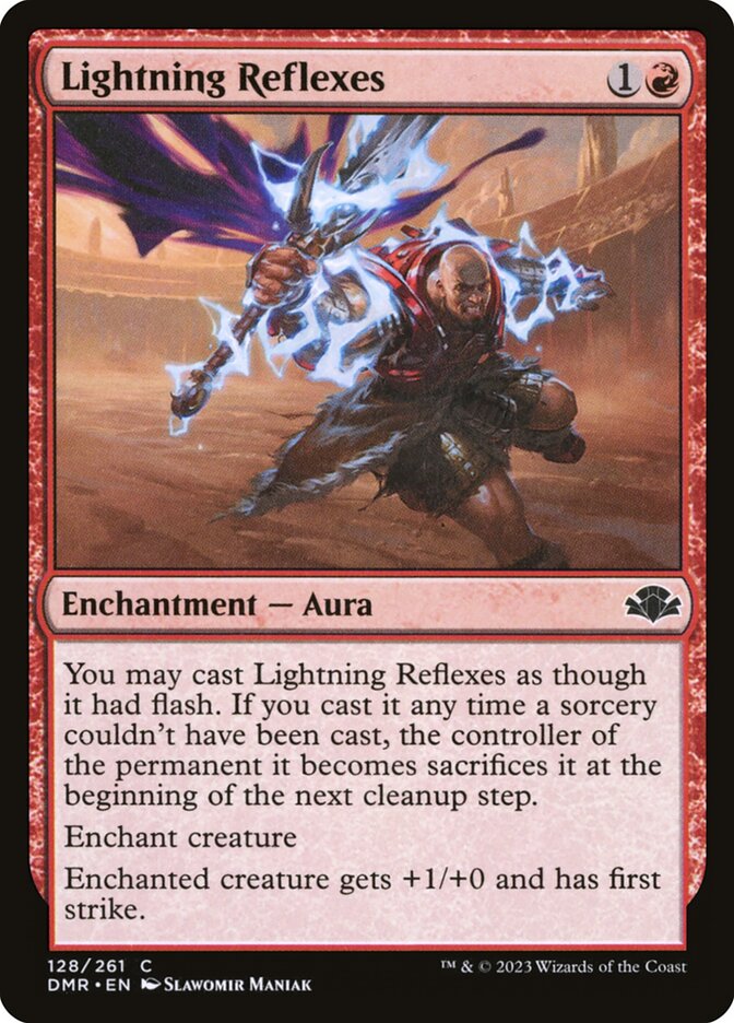 Lightning Reflexes card front