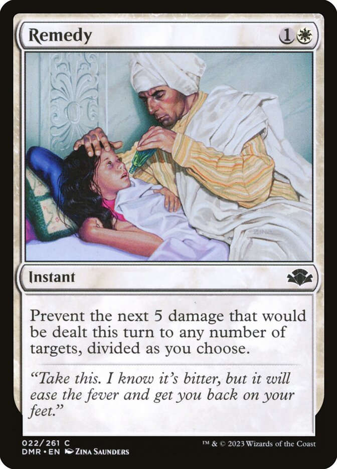 Remedy card front