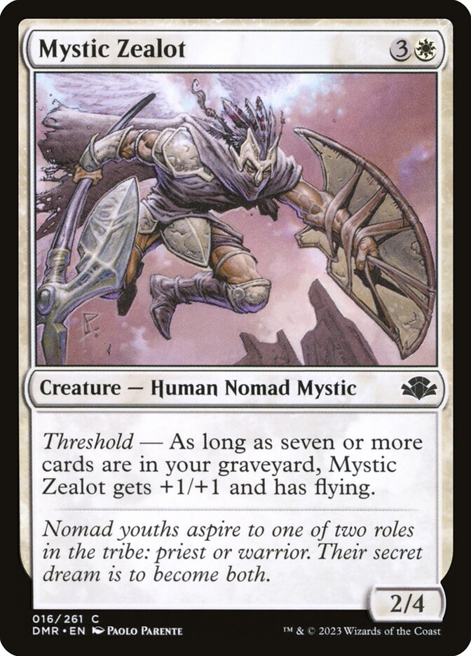 Mystic Zealot card front