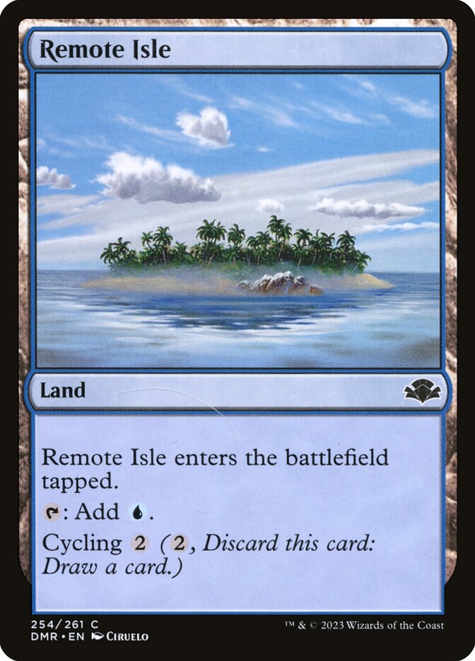 Remote Isle card front