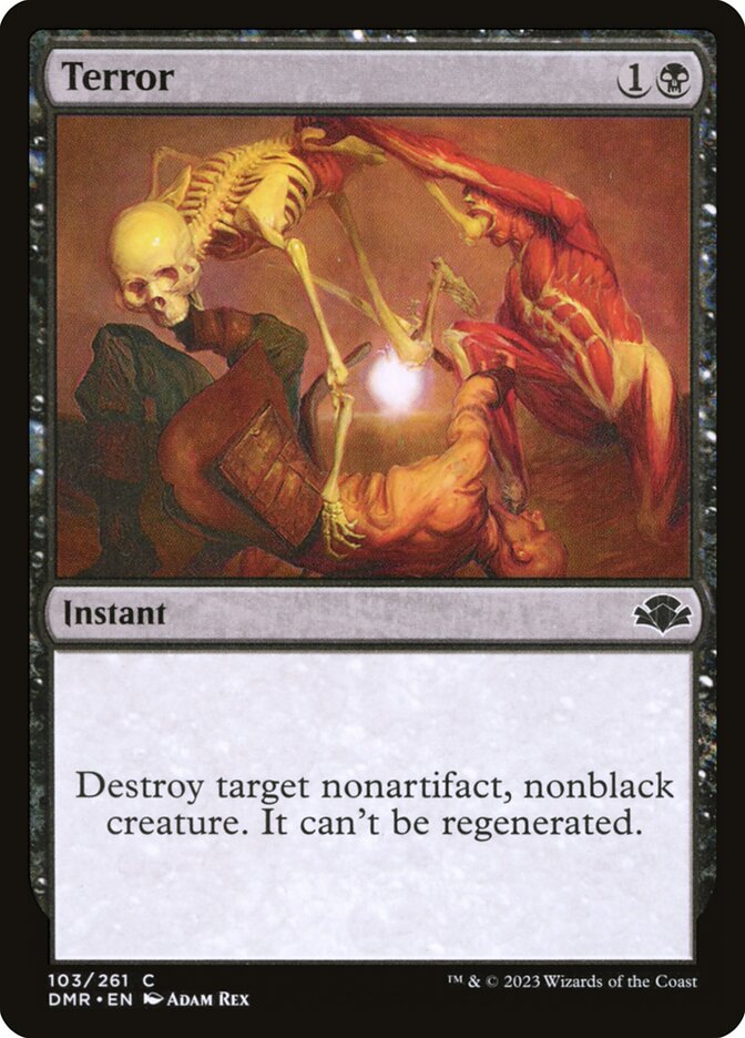 Terror card front
