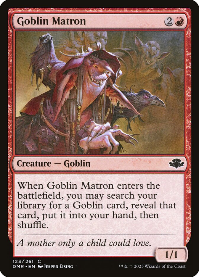 Goblin Matron card front