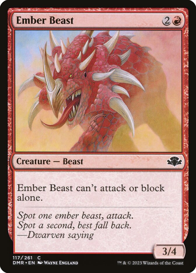 Ember Beast card front