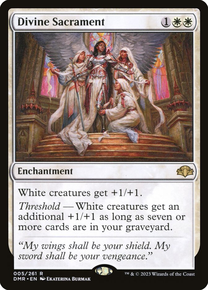 Divine Sacrament card front