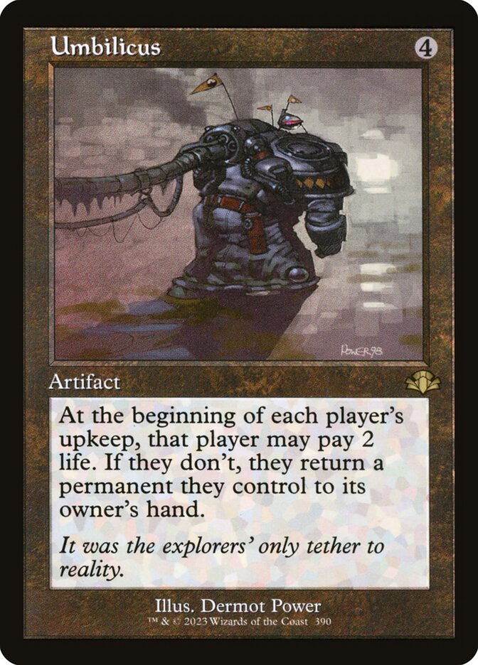 Umbilicus card front