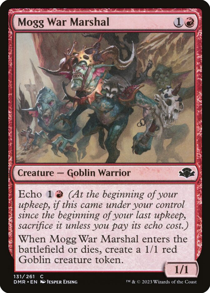 Mogg War Marshal card front