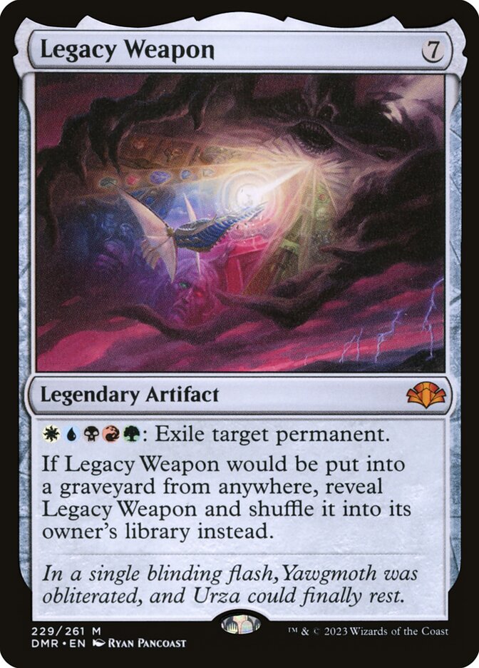 Legacy Weapon card front
