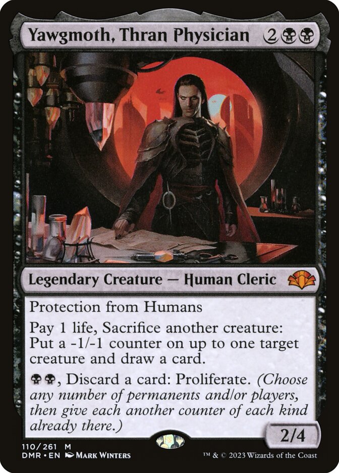 Yawgmoth, Thran Physician card front