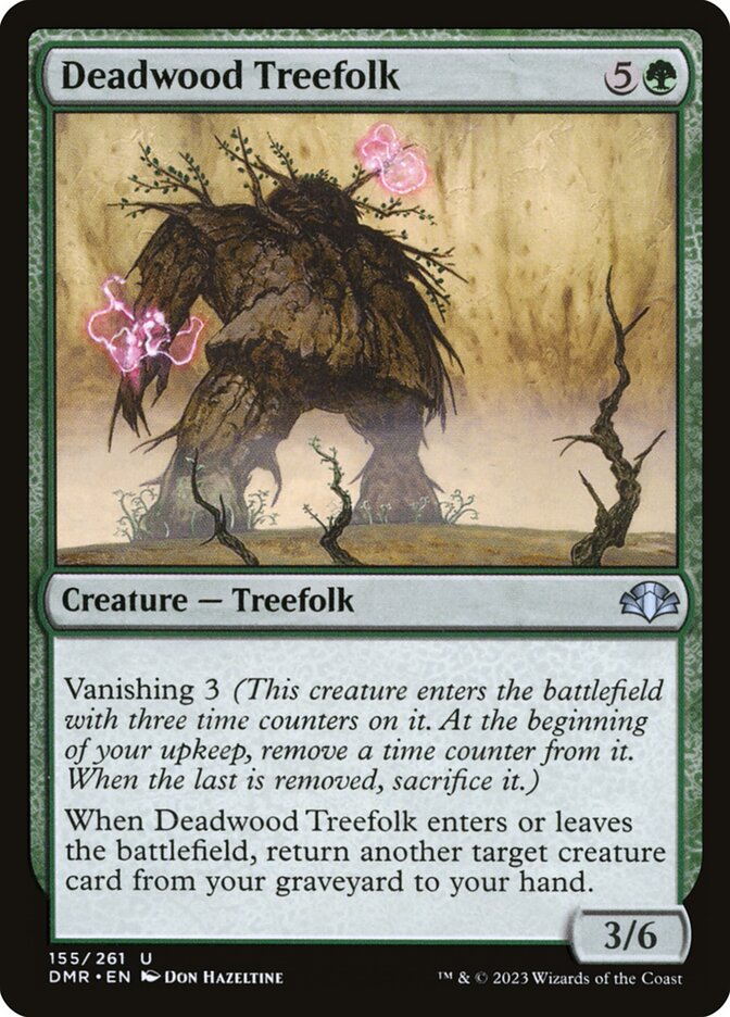 Deadwood Treefolk card front