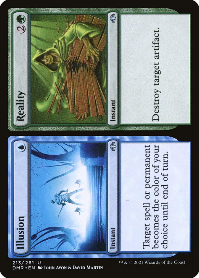 Illusion card front
