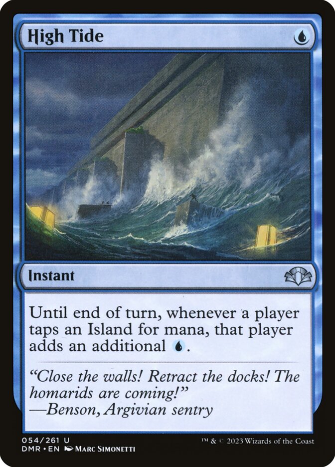 High Tide card front