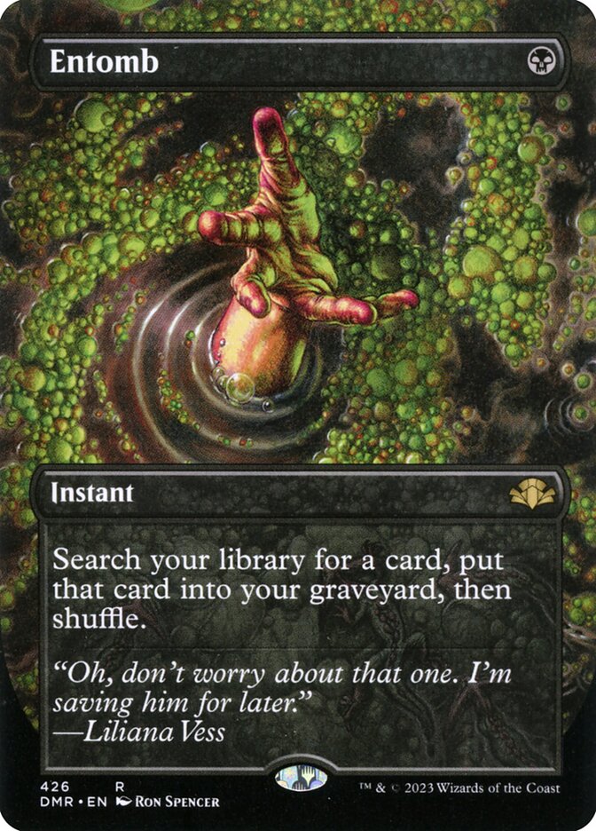 Entomb card front
