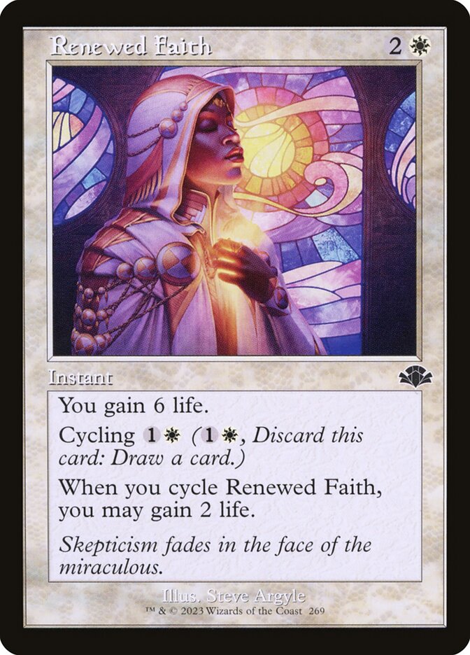 Renewed Faith card front