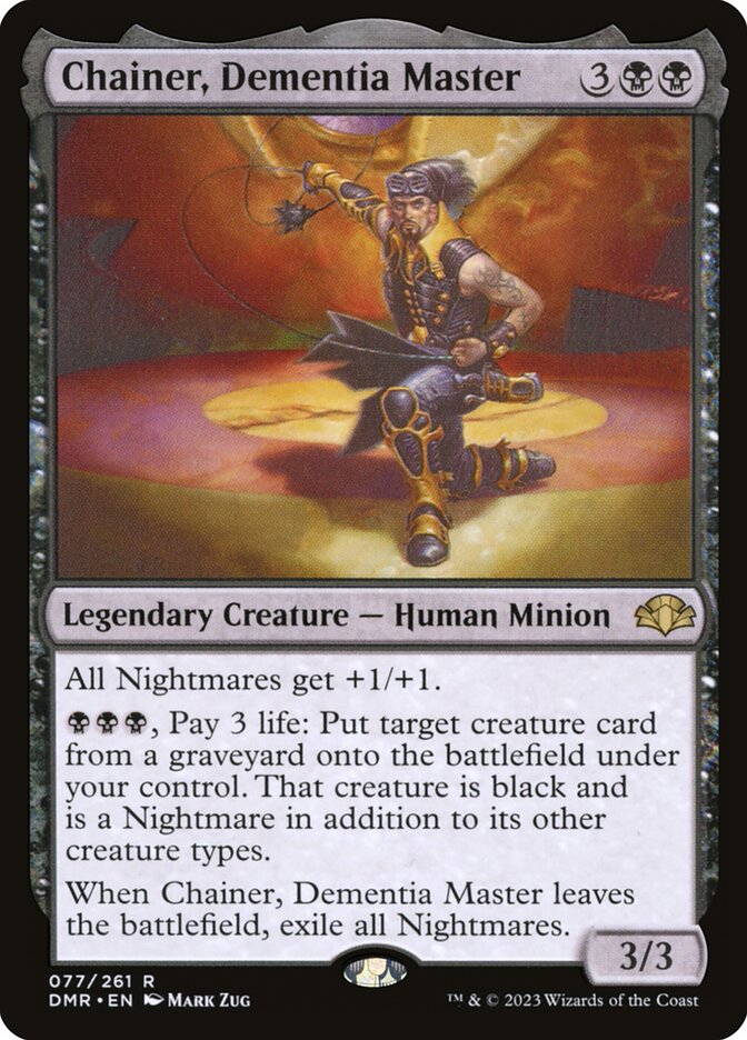 Chainer, Dementia Master card front