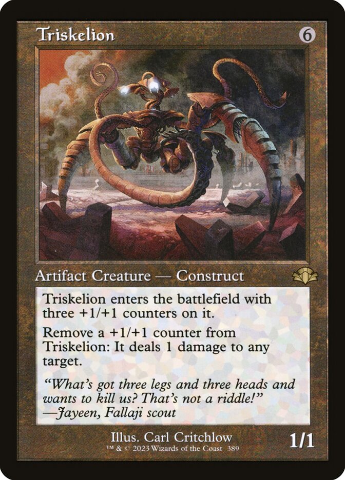 Triskelion card front