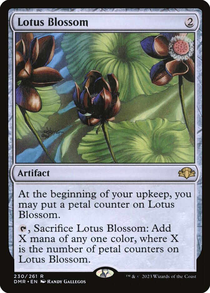 Lotus Blossom card front