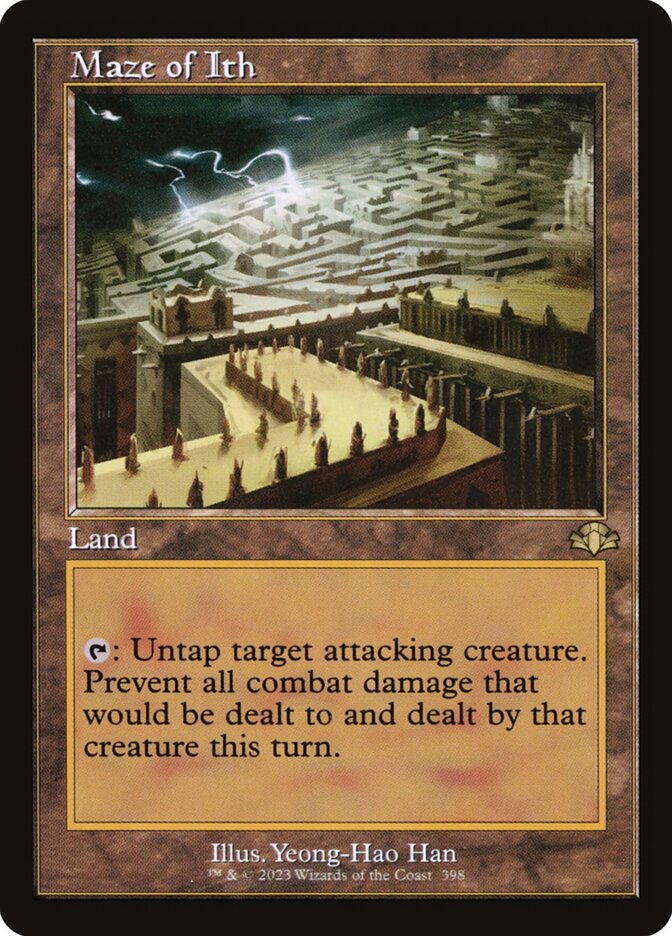 Maze of Ith card front