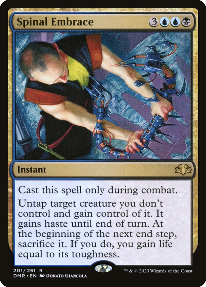 Spinal Embrace card front