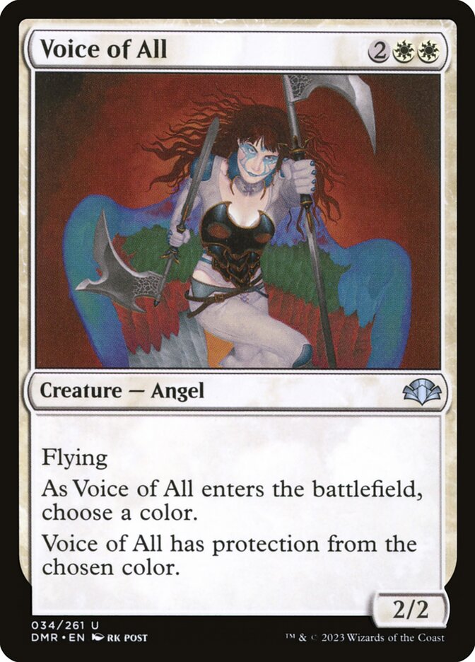 Voice of All card front