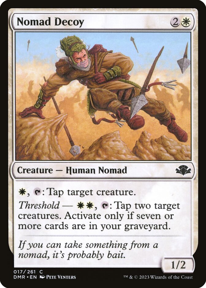 Nomad Decoy card front