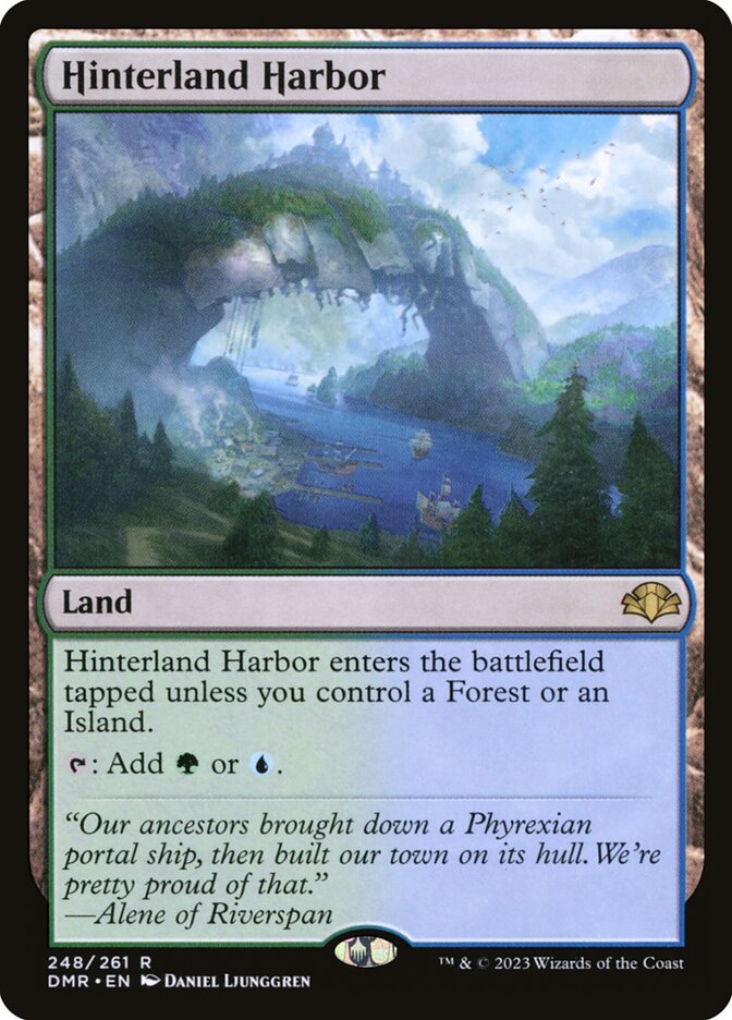 Hinterland Harbor card front