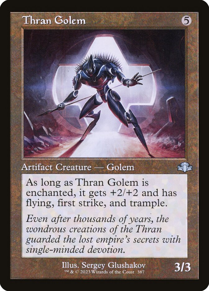 Thran Golem card front