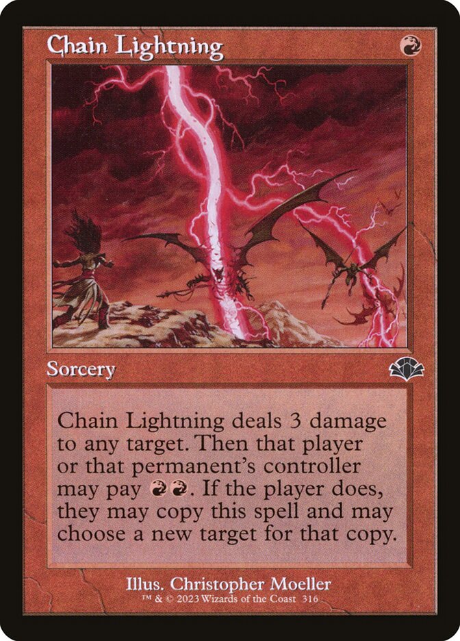 Chain Lightning card front