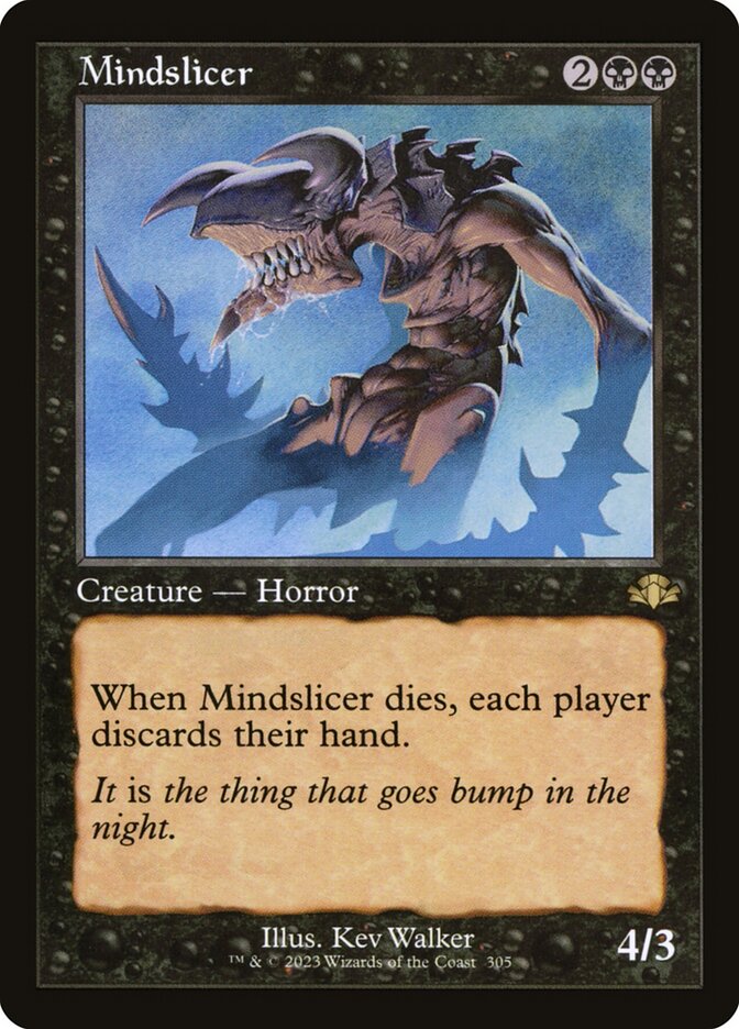 Mindslicer card front