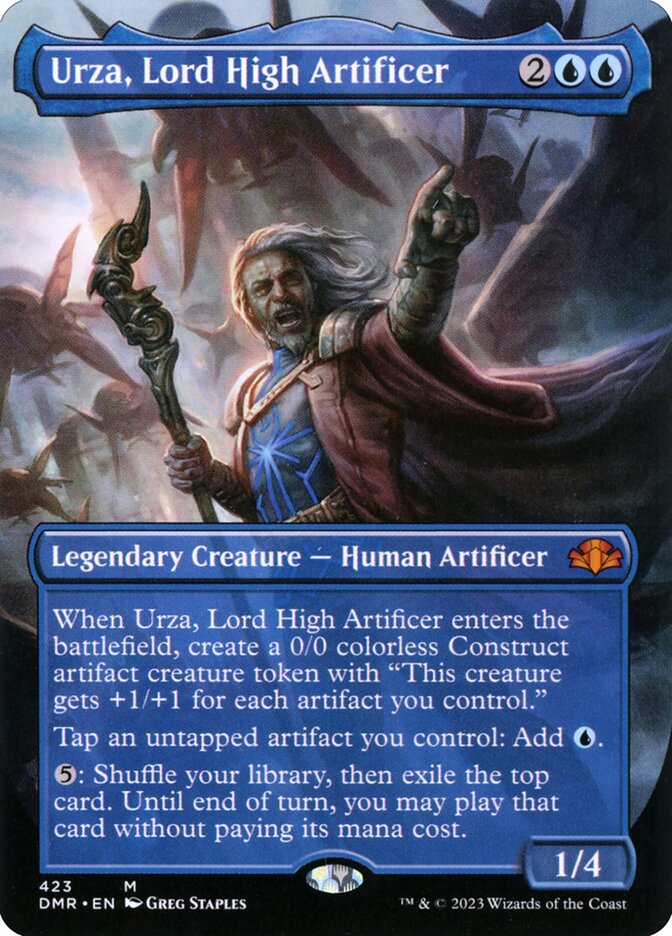 Urza, Lord High Artificer card front