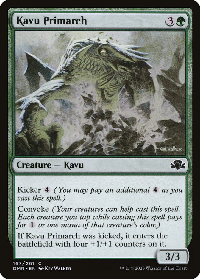 Kavu Primarch card front