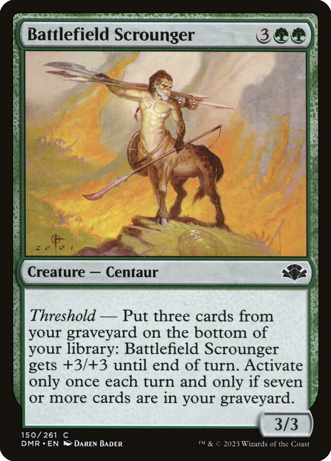 Battlefield Scrounger card front