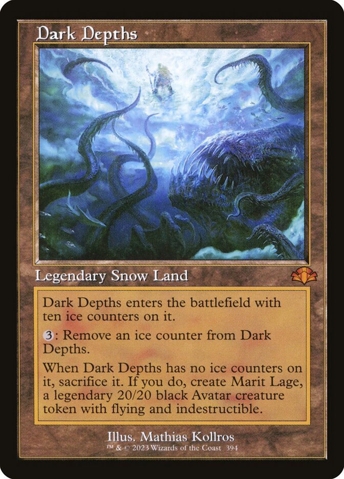 Dark Depths card front