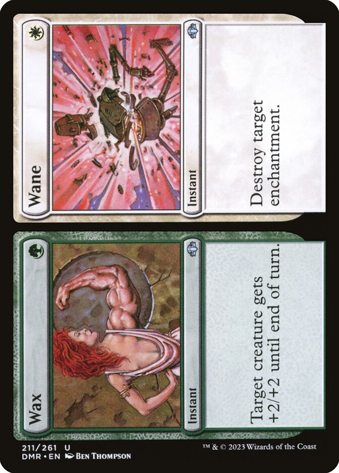 Wax card front