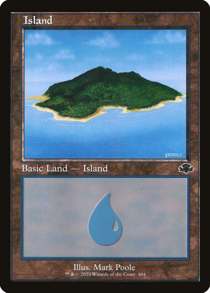 Island card front