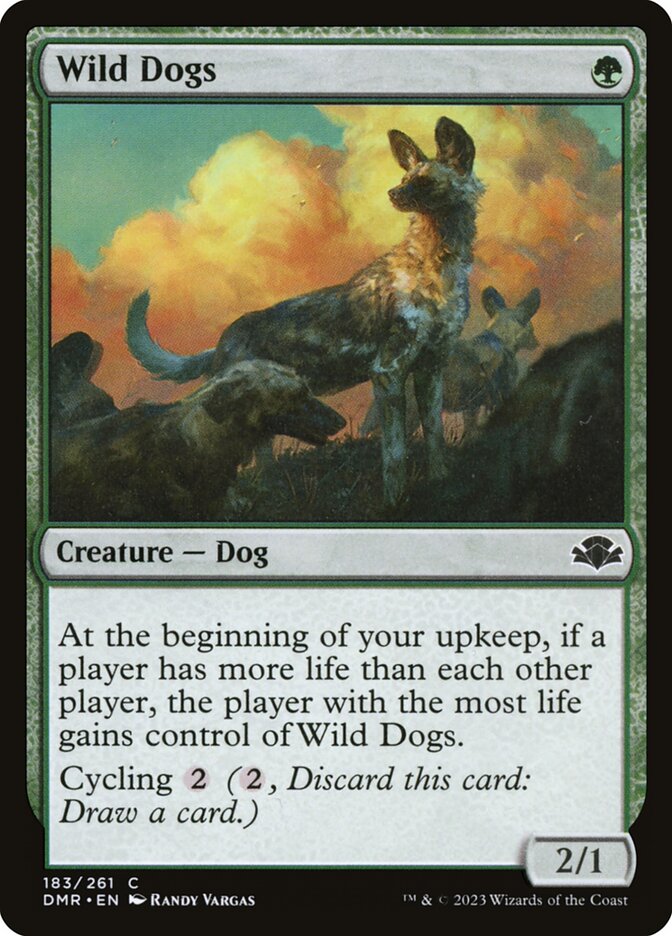 Wild Dogs card front
